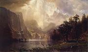 Albert Bierstadt Among the Sierra Nevada,California Germany oil painting artist